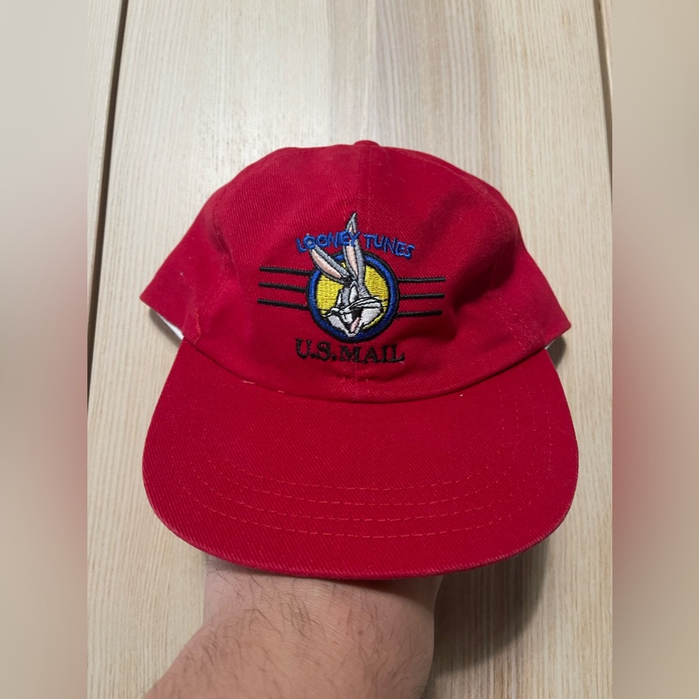 Vintage Looney Tunes‎ USPS Bugs Bunny Stamp Collection Youth Hat